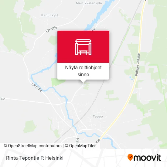 Rinta-Tepontie P kartta