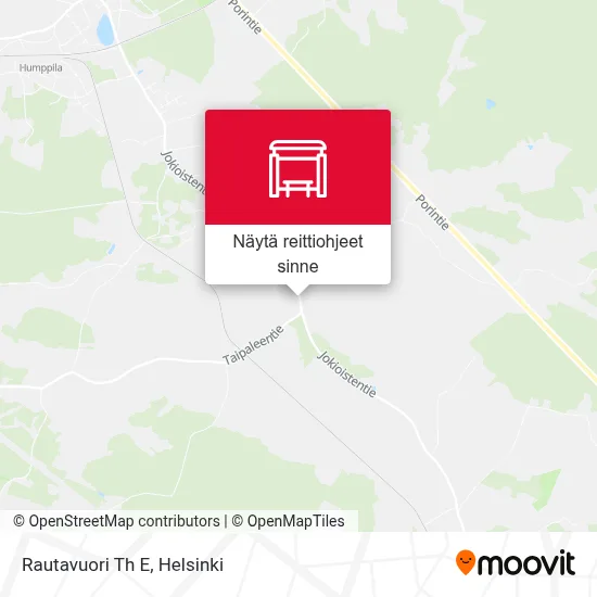 Rautavuori Th E kartta
