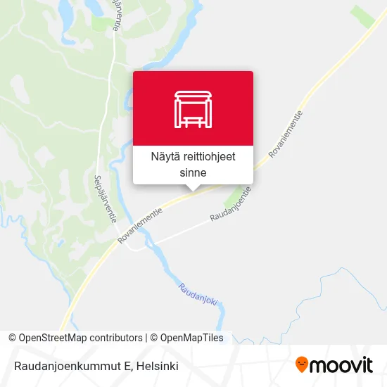 Raudanjoenkummut E kartta