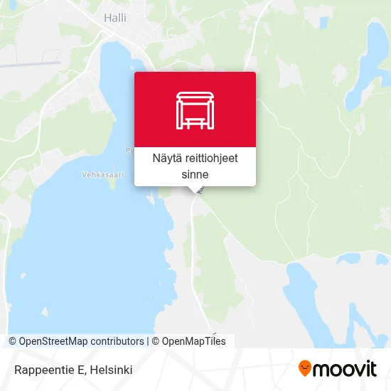 Rappeentie E kartta
