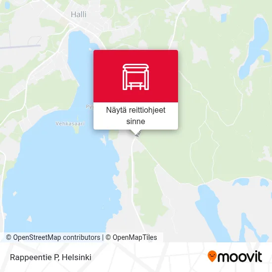 Rappeentie P kartta