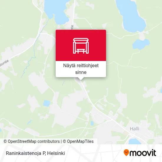 Raninkaistenoja P kartta