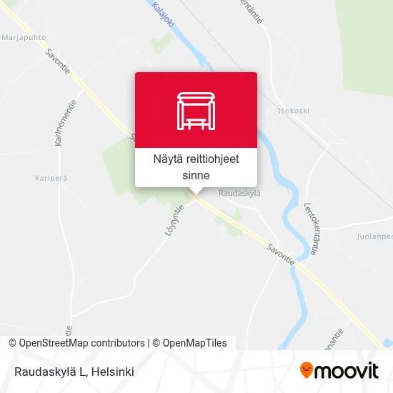 Raudaskylä L kartta