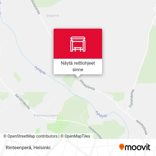 Rinteenperä kartta