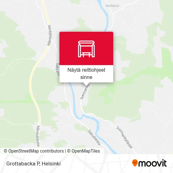 Grottabacka P kartta