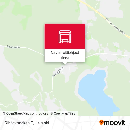 Ribäckbacken E kartta