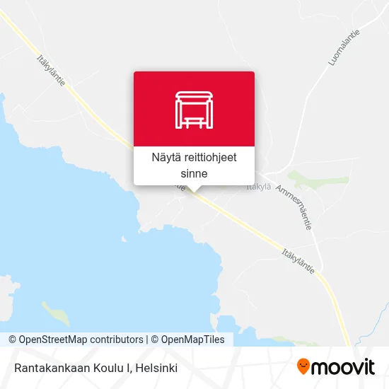 Rantakankaan Koulu I kartta