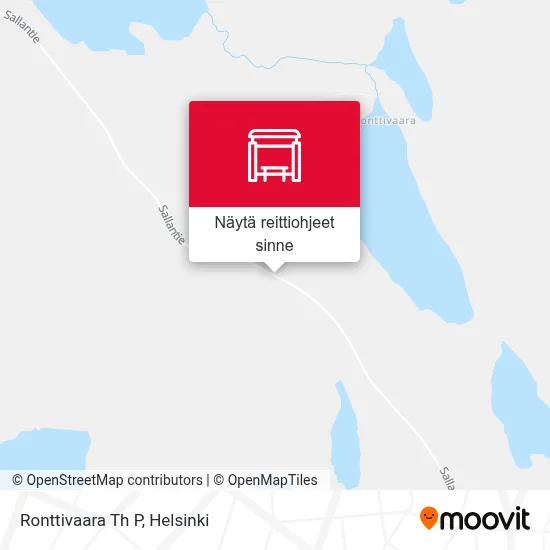 Ronttivaara Th P kartta