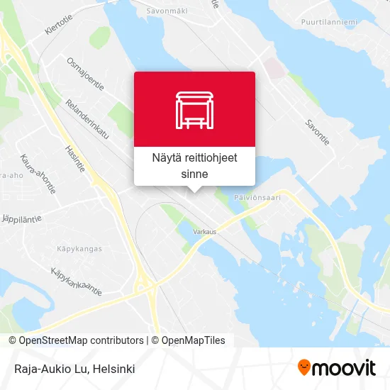Raja-Aukio Lu kartta