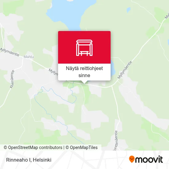 Rinneaho I kartta