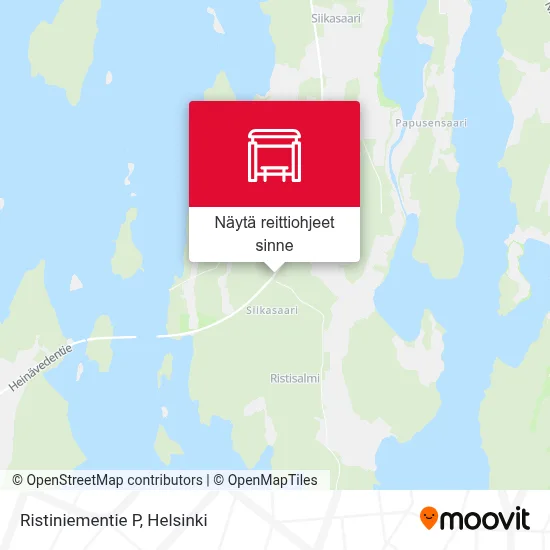 Ristiniementie P kartta