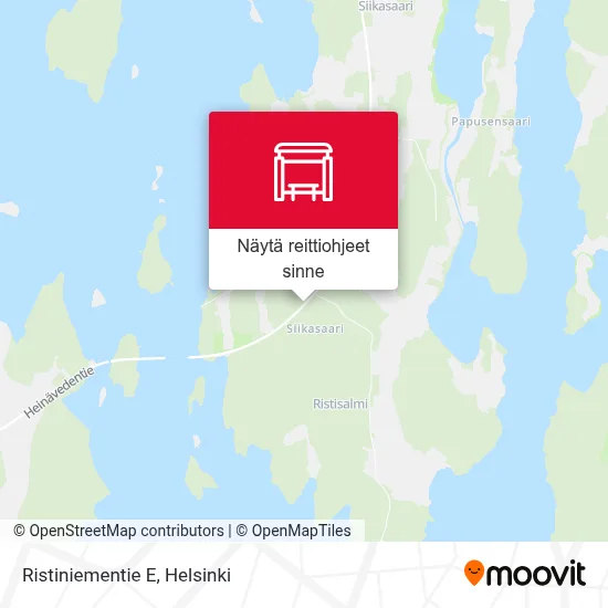 Ristiniementie E kartta