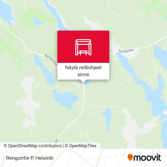 Rengontie P kartta