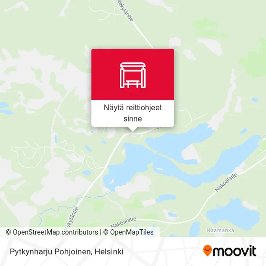 Pytkynharju Pohjoinen kartta