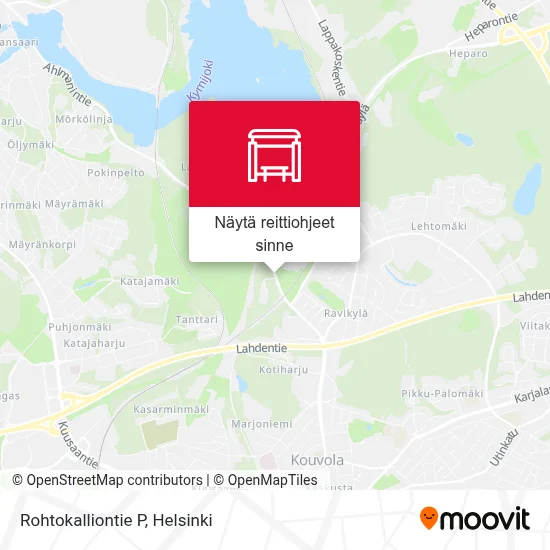 Rohtokalliontie P kartta