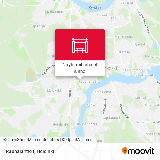 Rauhalantie I kartta