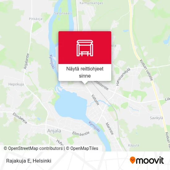 Rajakuja E kartta
