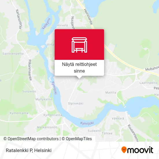 Ratalenkki P kartta