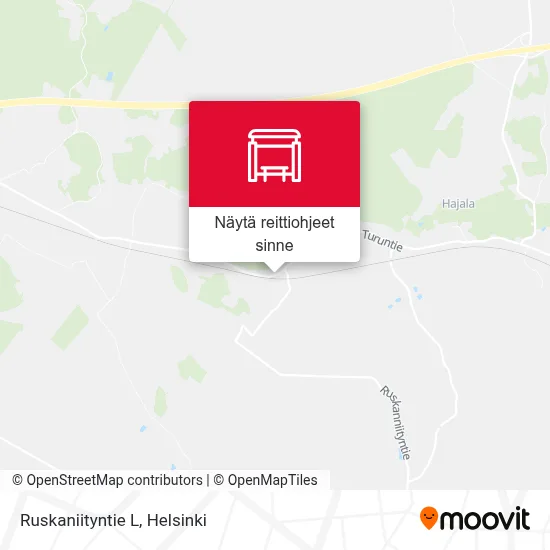 Ruskaniityntie L kartta