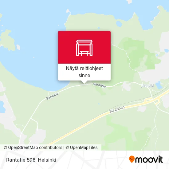 Rantatie 598 kartta