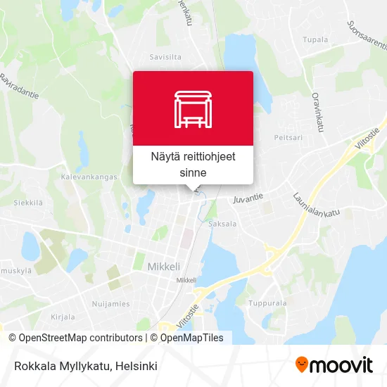Rokkala Myllykatu kartta