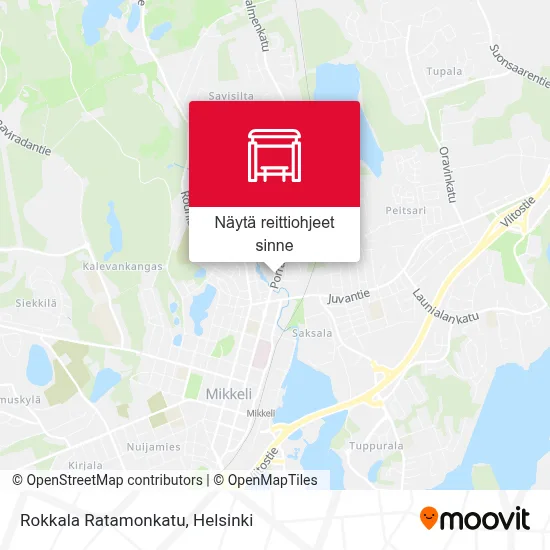 Rokkala Ratamonkatu kartta