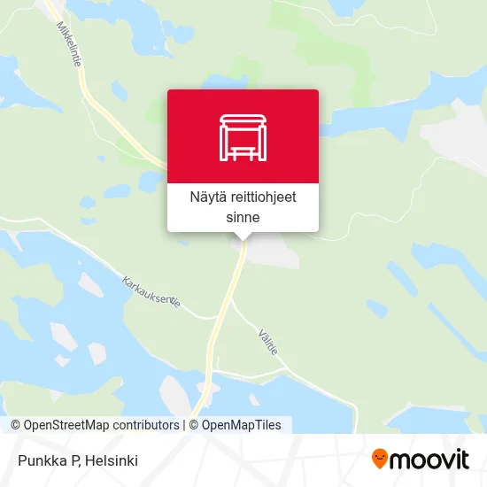 Punkka P kartta
