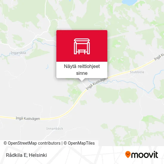 Rådkila E kartta