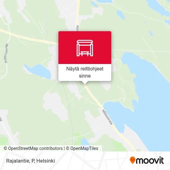 Rajalantie, P kartta