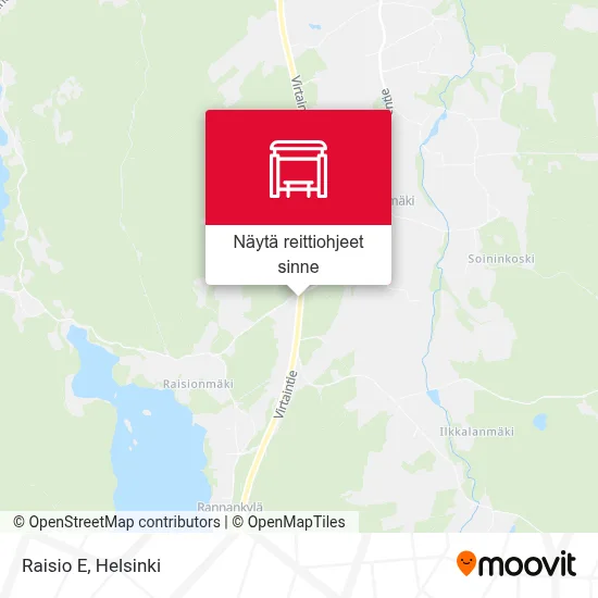 Raisio E kartta