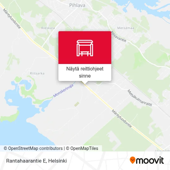 Rantahaarantie E kartta