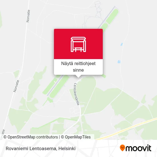 Rovaniemi Lentoasema kartta