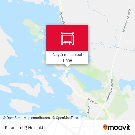 Riitaniemi P kartta