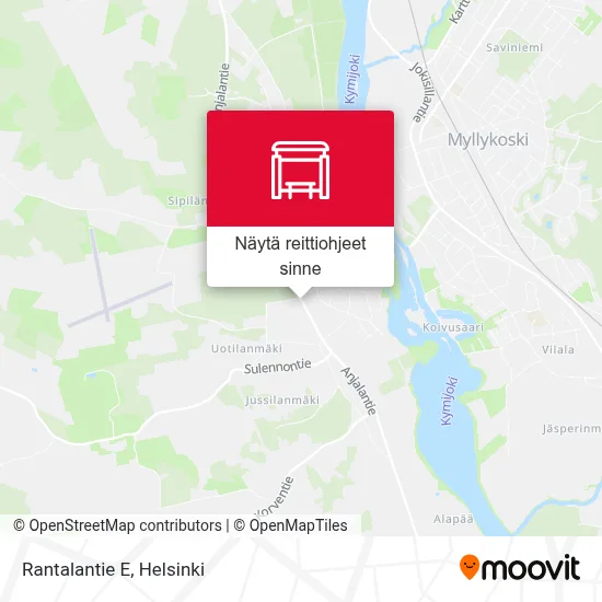 Rantalantie E kartta