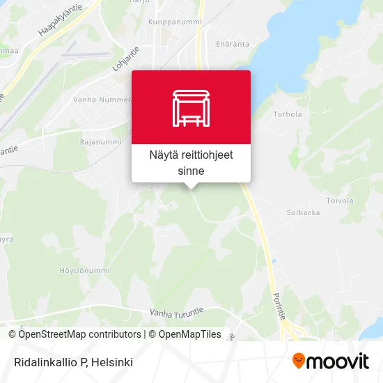 Ridalinkallio P kartta