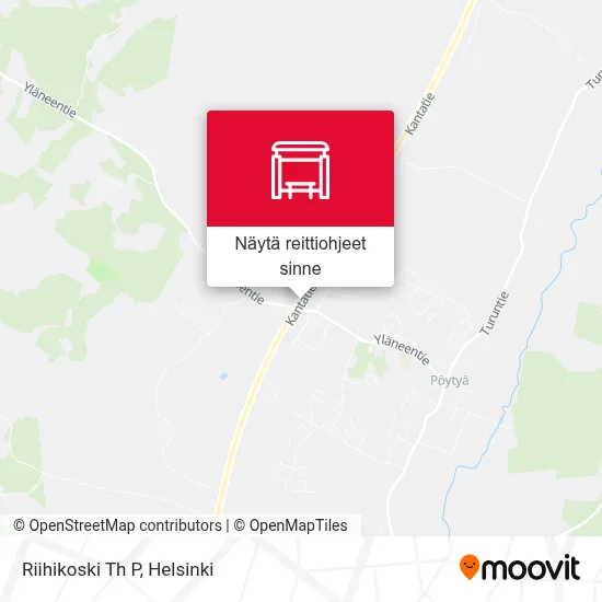 Riihikoski Th P kartta