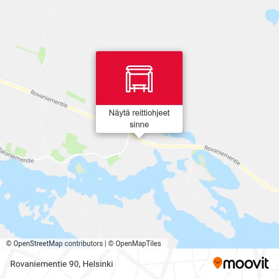 Rovaniementie 90 kartta