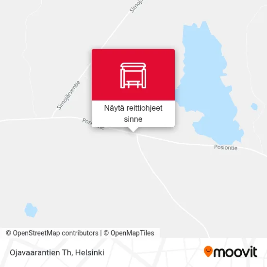 Ojavaarantien Th kartta