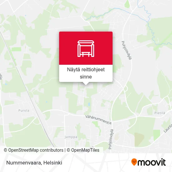 Nummenvaara kartta