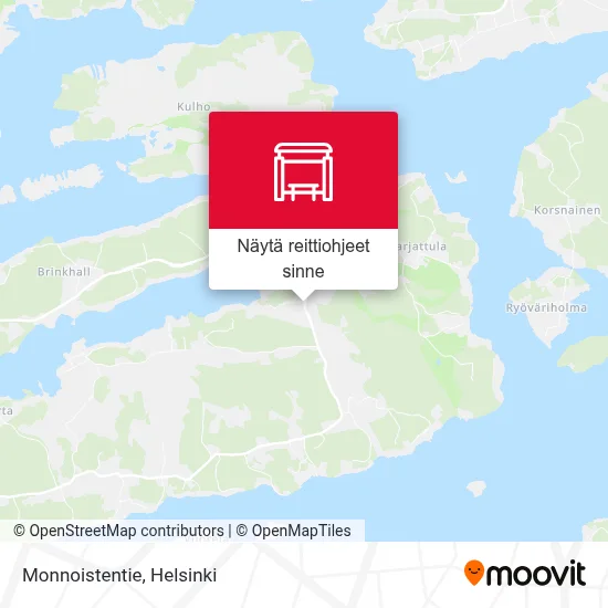 Monnoistentie kartta