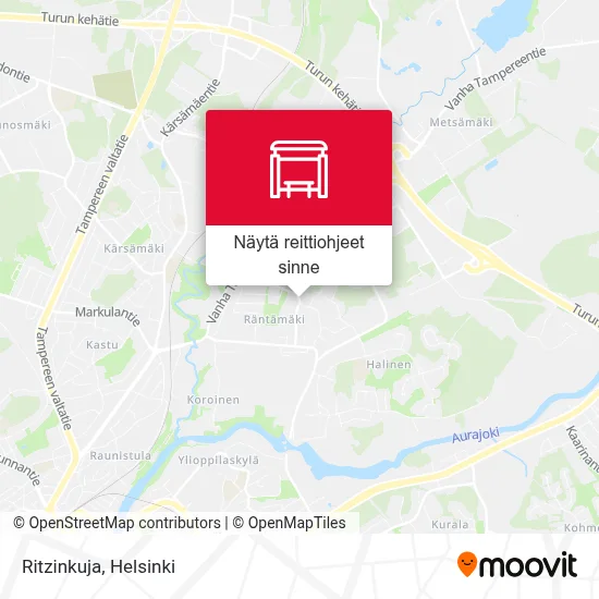 Ritzinkuja kartta