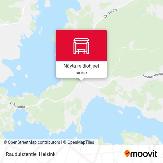 Rauduistentie kartta