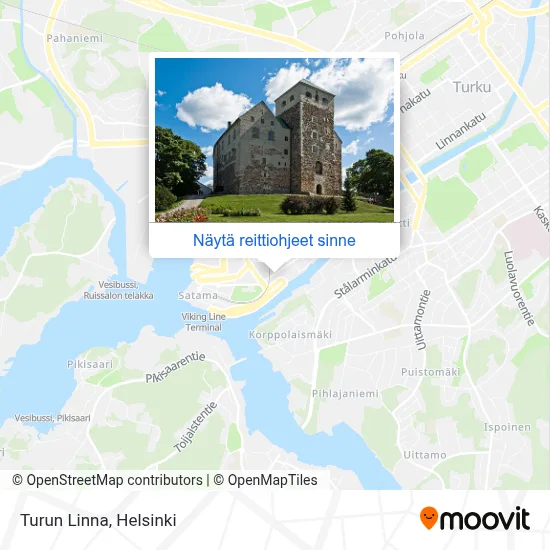 Turun Linna kartta