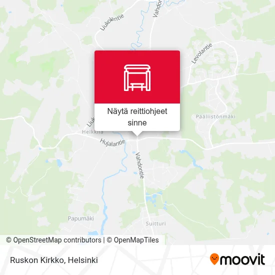 Ruskon Kirkko kartta