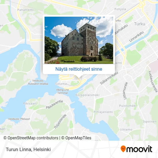 Turun Linna kartta