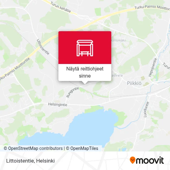 Littoistentie kartta