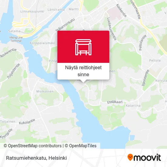 Ratsumiehenkatu kartta