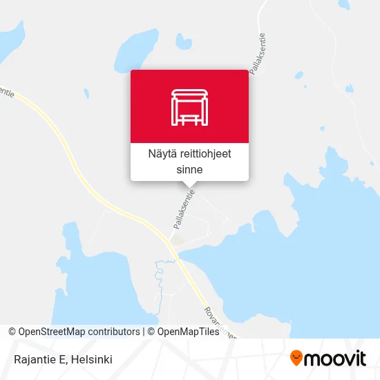Rajantie E kartta