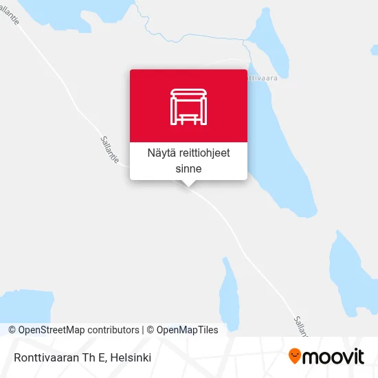 Ronttivaaran Th E kartta