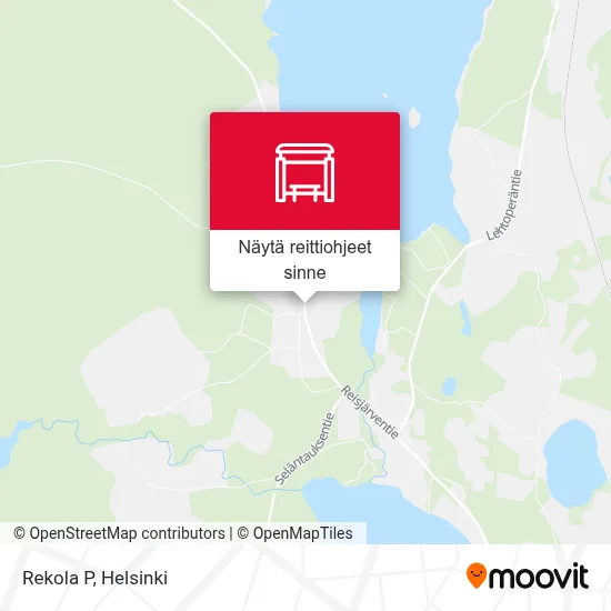 Rekola P kartta